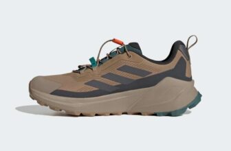 Adidas Terrex Trailmaker 2 Gore-TEX Speed Lace Hiking Shoes – Cardboard Grey Five Carbon – selected sizes – Prime Deal