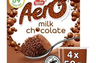 Aero Milk Chocolate Mousse 4 X 59g