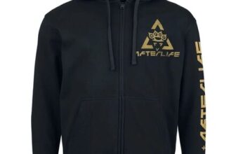 AfterLife Hoodie Jacket Black by Five Finger Death Punch