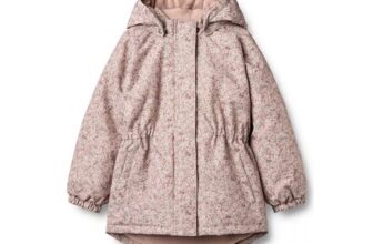 Age 3 Girls Floral Hooded Petra Jacket – Pink
