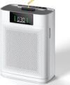 Air Purifier for Large Rooms up to 2300 Sq Ft, H13 HEPA Air Cleaner for Pet Hair, PM2.5 Air Quality Monitor, Aromatherapy, Child Lock, Quiet Sleep Mode, Off White
