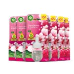 Air Wick Cherry Blossom & Raspberry Liquid Electrical Single Refills 6x19ml, Air Freshener