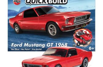 Airfix Quickbuild Model Car Kit – Ford Mustang GT 1968
