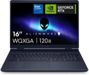 Alienware 16 Aurora Gaming Laptop AC16250 16 WQXGA 120Hz sRGB 100%, Intel Core 7 240H, NVIDIA GeForce RTX 5060, 16GB RAM (Prime Deal)