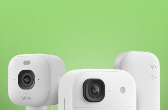 All-new Blink Outdoor 2K Camera with free Blink Mini 2K Indoor Camera (White), Sync Module Core included
