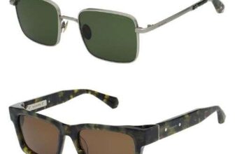 Allsaints Mens Aron Sunglasses Silver / Aden Sunglasses Camo £26.10 W/Code