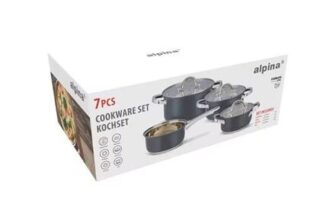 Alpina 7 Piece Cookware Set