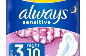 Always Sensitive Ultra Night Pads, 10 Count