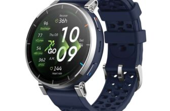 Amazfit Active 3 Premium GPS Running Smart Watch 45mm, 1.32 AMOLED Sapphire Display, 12-Day Battery Amazfit Active 2 £63.99 With Voucher