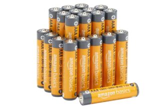 Amazon Basics 20-Pack AAA Alkaline High-Performance Batteries, 1.5 Volt, 10-Year Shelf Life – Prime Day Deal (S&S £5.26)