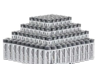 Amazon Basics 200-Pack AA Alkaline Industrial Batteries, 1.5 Volt, 5-Year Shelf Life – Prime Exclusive – £20.02 on max S&S