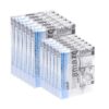 Amazon Basics Roll-Up Travel Storage Bags, Zipper, 12 count, 2 Pack of 6 (Small, Medium), Transparent