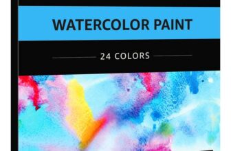 Amazon Basics Vibrant Color Watercolor Paint Set Tubes, 24 count, Multicolour (Prime Exclusive)