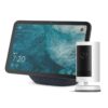 Amazon Echo Show 8 (newest gen), Graphite Ring Outdoor Camera Plus (newest gen), White, View your garden on Echo Show