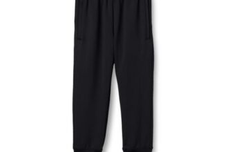 Amazon Essentials Boys Athletic Knit Track Pants, Black, 9 Years