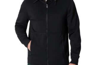 Amazon Essentials Mens Athletic Relaxed-Fit Full-Zip Hoodie with Kangaroo Pocket size L – Prime Deal