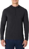 Amazon Essentials Mens Athletic Soft Performance Lightweight Quarter-Zip Hoodie Long Sleeve Workout Top