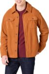 Amazon Essentials Mens Long-Sleeve Polar Fleece Shirt Jacket for Winter