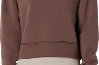 Amazon Essentials Womens Active Sweat Oversized Half-Zip Pullover Jacket