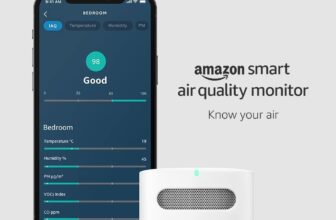 Amazon Smart Air Quality Monitor (Newest gen) Know your air, Works with Alexa