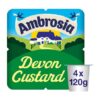 Ambrosia Devon Custard Dessert Snack Pots Multipack 4 X 120g