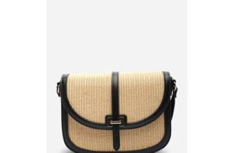 Amira Raffia Cross Body with Flap Bag