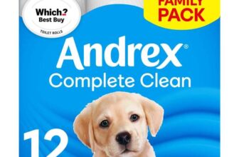 Andrex Complete Clean Toilet Tissue Standard 12 Rolls
