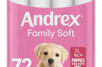 Andrex Family Soft Toilet Roll – 72 Toilet Rolls, Bulk Buy, Fragrance Free, FSC Certified – (£25.64 S&S)