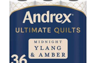 Andrex Ultimate Quilt Toilet Roll36 Toilet Rolls with Midnight Ylang & Amber, 3-Ply, Bulk Buy, Soft, Thick Sheets (£17.99 S&S)