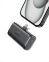 Anker Nano Power Bank, Mini Portable Charger with Built-In Foldable USB-C Connector, 5,000mAh Battery Pack 22.5W – Sold by AnkerDirect UK