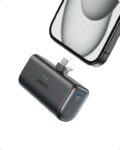 Anker Nano Power Bank, Mini Portable Charger with Built-In Foldable USB-C Connector, 5,000mAh Battery Pack 22.5W – Sold by AnkerDirect UK