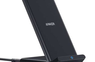 Anker Wireless Charger, PowerWave Stand (Black/ White) Sold by AnkerDirect UK FBA (With Prime)