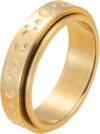 Anxiety Ring for Women Spinner Ring Stainless Steel Fidget Toys Adults Fidget Spinner Rings Fidgit Ring