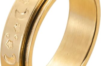 Anxiety Ring for Women Spinner Ring Stainless Steel Fidget Toys Adults Fidget Spinner Rings Fidgit Ring