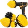 Aongray 4 Pack Drill Brush 1/4 Power Scrubber Attachment Kit – sold by Aongray FBA (Prime Deal)