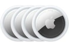 Apple AirTag – 4 Pack Smart Tracker 1st Generation – White (Welcome Offer)