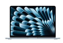 Apple MacBook Air 2026, Apple M5 Chip, 16GB RAM, 512GB SSD, 13 Inch Sky Blue, Starlight / 1TB Version All Colours £1149.98