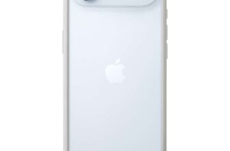 Apple iPhone Air Bumper – Light Grey / Tan