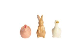 Argos Home 3 Miniature Ceramic Easter Farmyard Ornaments – Free C&C