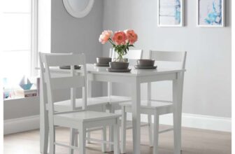 Argos Home Chicago Pair of Solid Wood Dining Chair – White. Free C&C