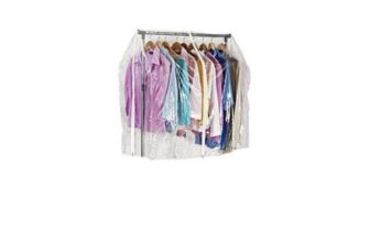 Argos Home Single Clothes Rail Cover – Clear