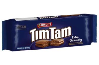 Arnotts Tim Tam Extra Chocolatey Milk Chocolate Flavour Biscuits, 9 Bars, Single Pack 200g (£1.57 S&S)