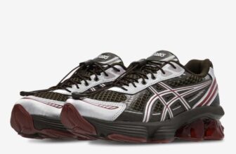 Asics GEL-KINETIC FLUENT from Footlocker Black Coffee-Oxblood