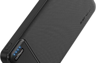 AsperX Power Bank Portable Charger Fast Charging 10000mAh, PowerBank USB C Input and Output, Battery Pack Compatible with iPhone, Samsung, Huawei, iPad, Tablets and More