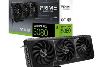 Asus GeForce RTX 5080 Prime OC 16GB Graphics Card (free delivery with code)