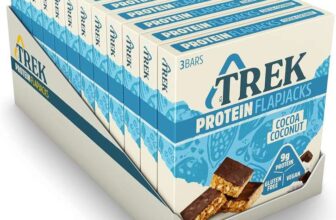 BBE 05/26 Trek Cocoa Coconut Protein Flapjacks, 36 X 50g Bars
