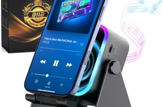 BIIB Father s Day Gifts from Daughter Son, Induction Speaker for Mobile Phone, Fathers Day Presents, Dad Birthday Present, Gadgets for Men Gifts Who Have Everything