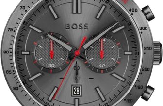 BOSS Chronograph Quartz Watch for Men Allure Collection with Grey Stainless Steel Bracelet – 1513924