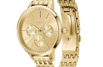 BOSS Symphony 38mm Ladies Watch Gold MPN: