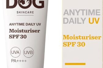 BULLDOG SKINCARE Anytime Daily UV Moisturiser SPF 30 For Men, Safflower Seed Extract, Protects & Hydrates Skin, Suitable For All Skins, 75 ml